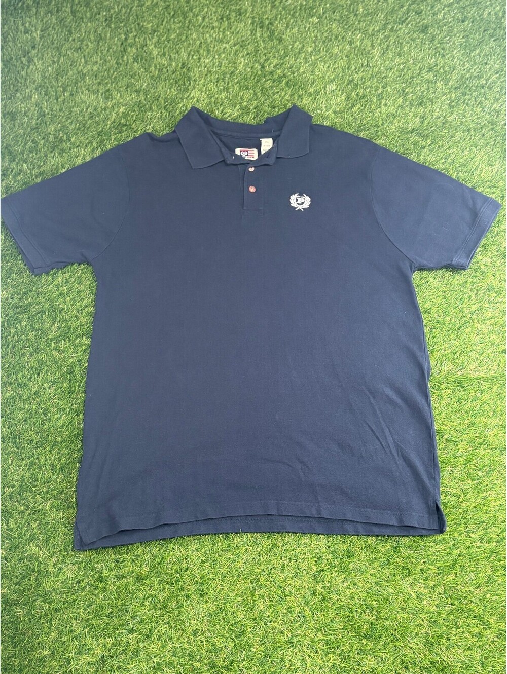Vintage Phat Farm 2XL Navy Cotton Polo Shirt, Men's 2XL